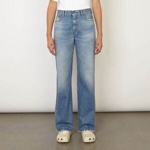 Haikure Korea Piano Blue Wide Leg Jeans Size 27